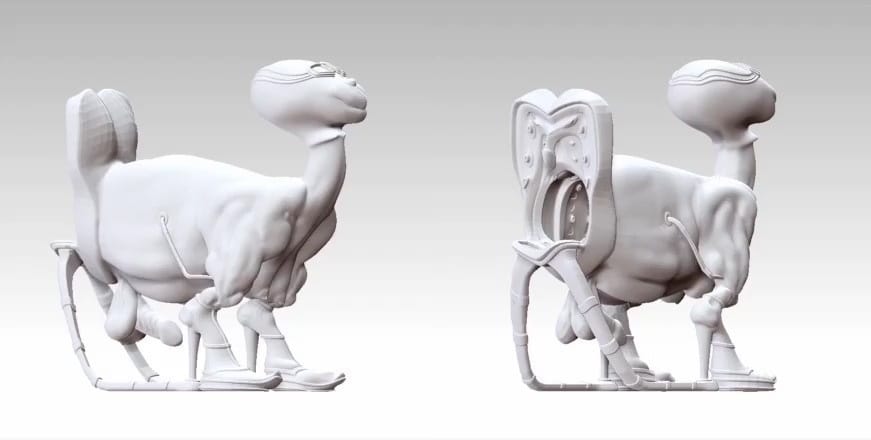 Carla Gannis and Everett Kane, "Escape Pod" (2014) (all images courtesy Carla Gannis)