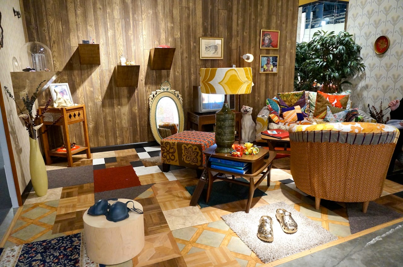 Mickalene Thomas's installation at Kavi Gupta