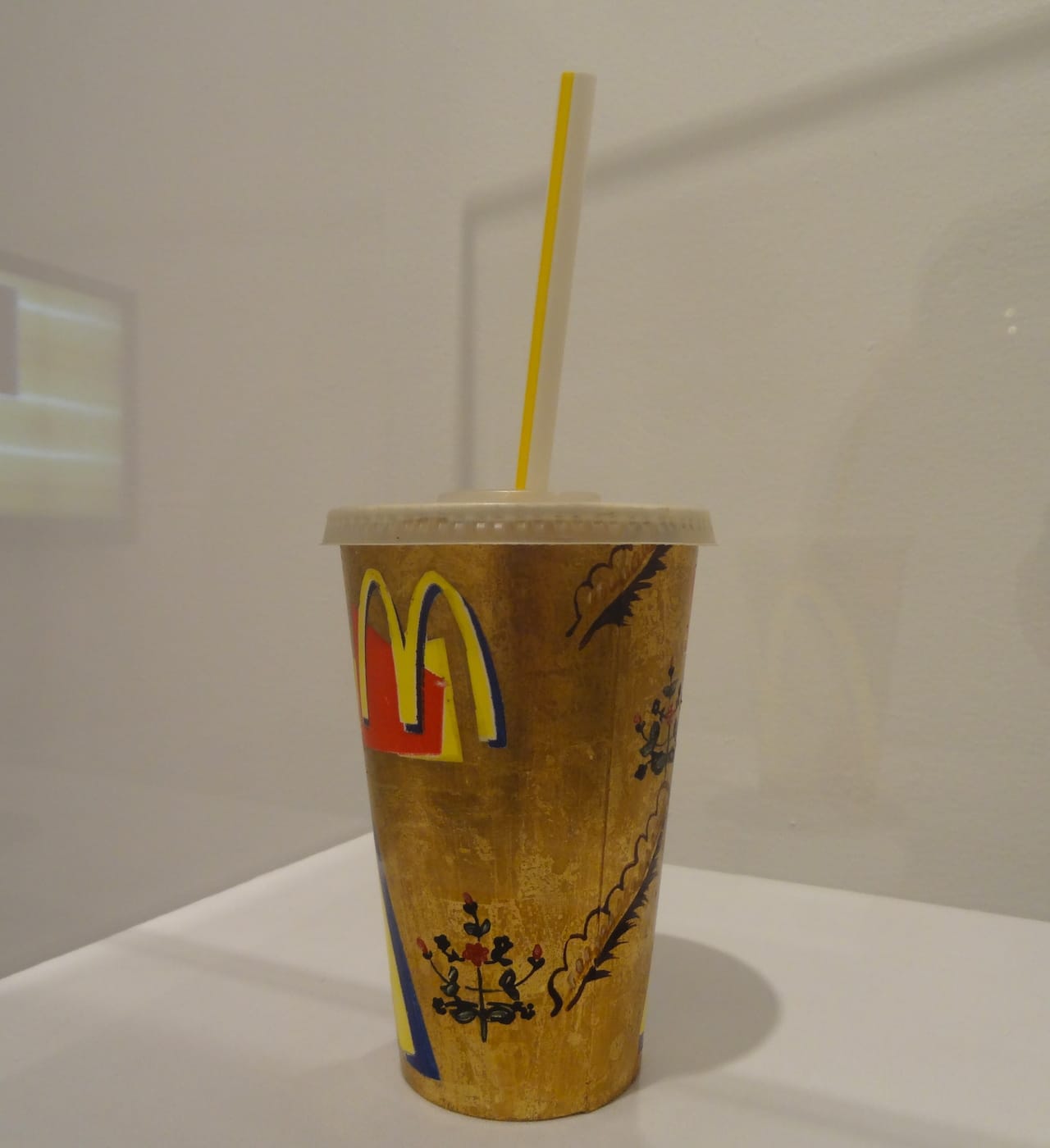 Darío Escobar, "Untitled (McDonald's Cup)" (1999) in 'GOLD' at the Bass Museum of Art