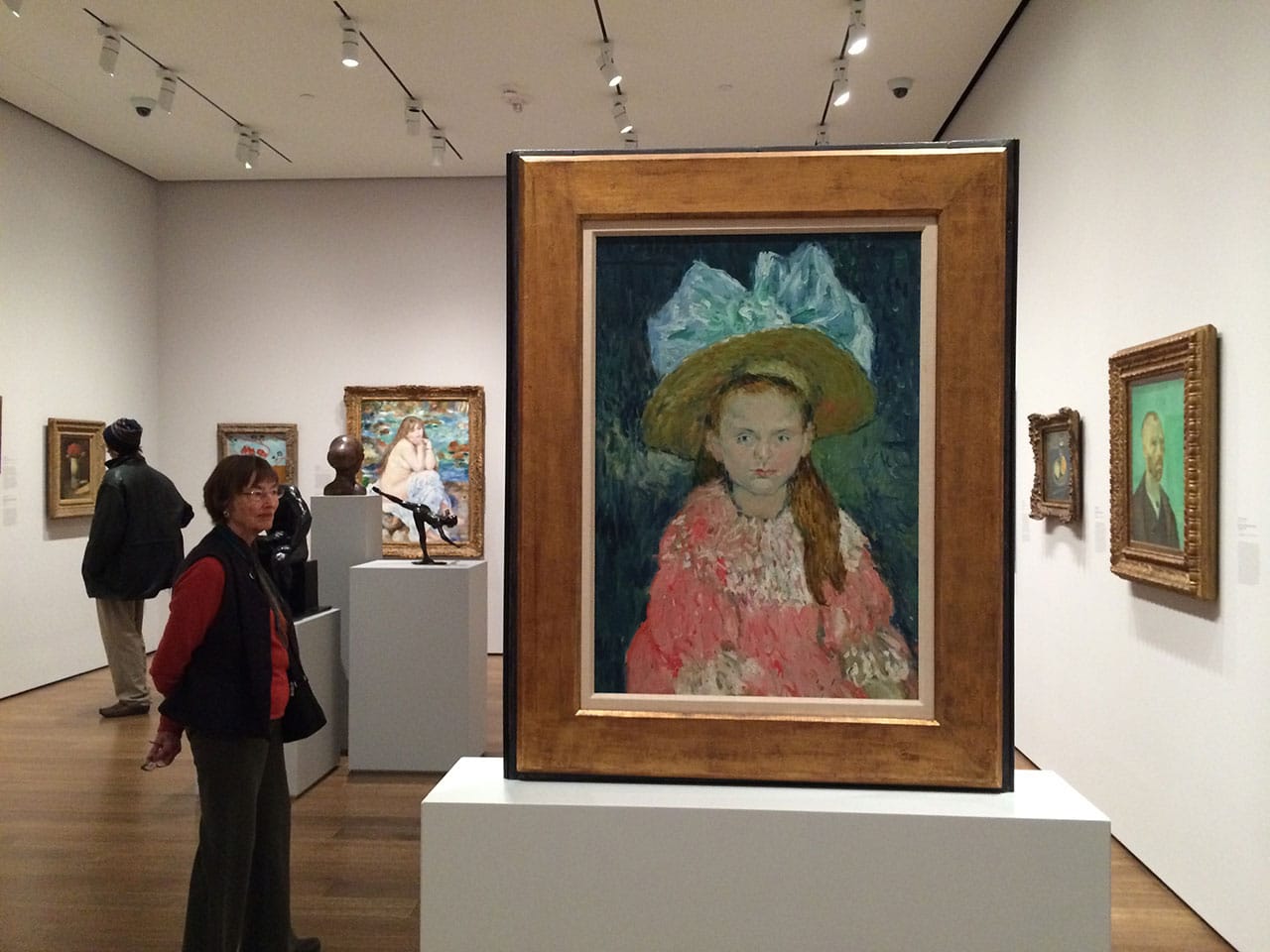 Inside the Fogg galleries on the first floor