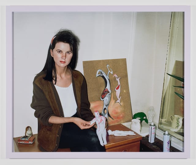 Gillian Wearing, "Me as an Artist in 1984" (2014). Framed c-type print. All images courtesy the artist and Regen Projects, Los Angeles.