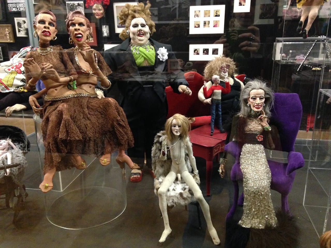 Installation view, 'Greer Lankton: LOVE ME' at Participant Inc. (photo by Jillian Steinhauer for Hyperallergic) (click to enlarge)