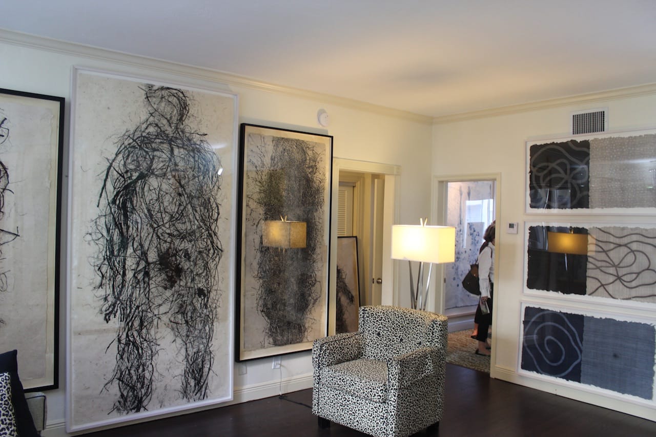 Installation view of the Wildwood Press booth