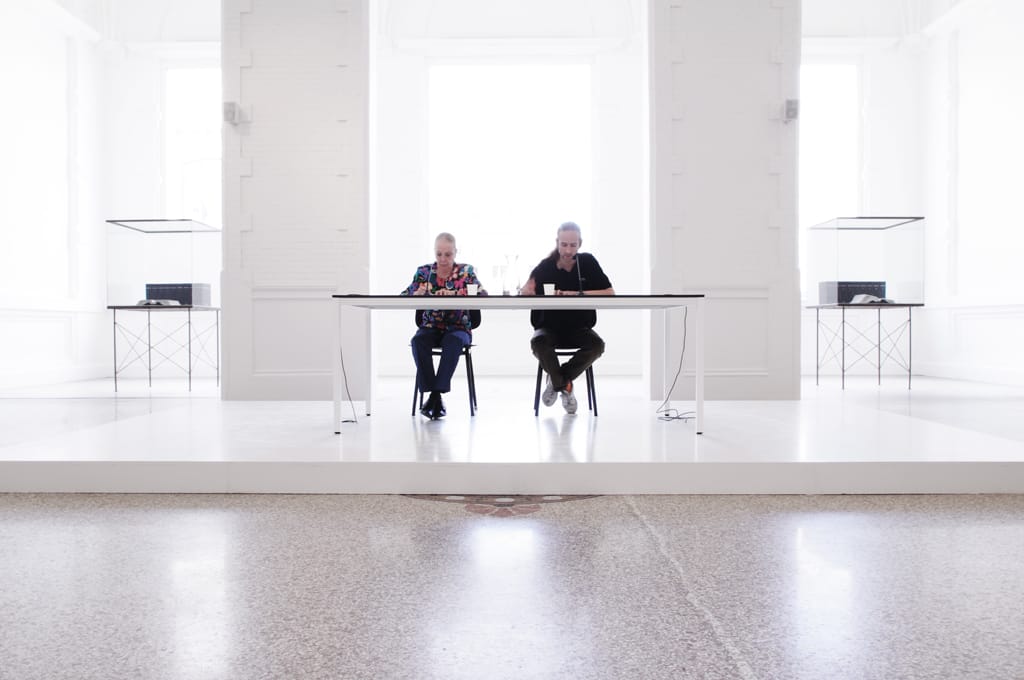 On Kawara's 'One Million Years' being performed at the Stedelijk Museum (photo by Pedro Botton/Flickr)