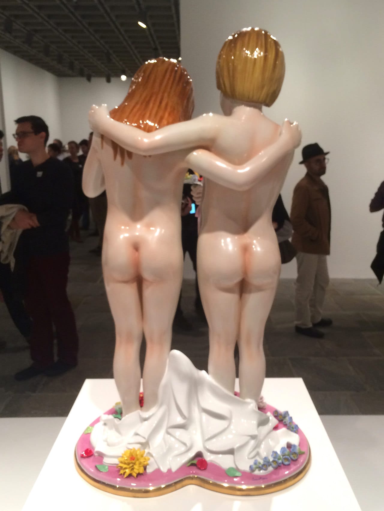 The back of Jeff Koons's "Naked" (1988)