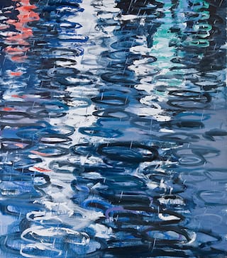 Michael Mazur, "Night Rain 2" (2009)