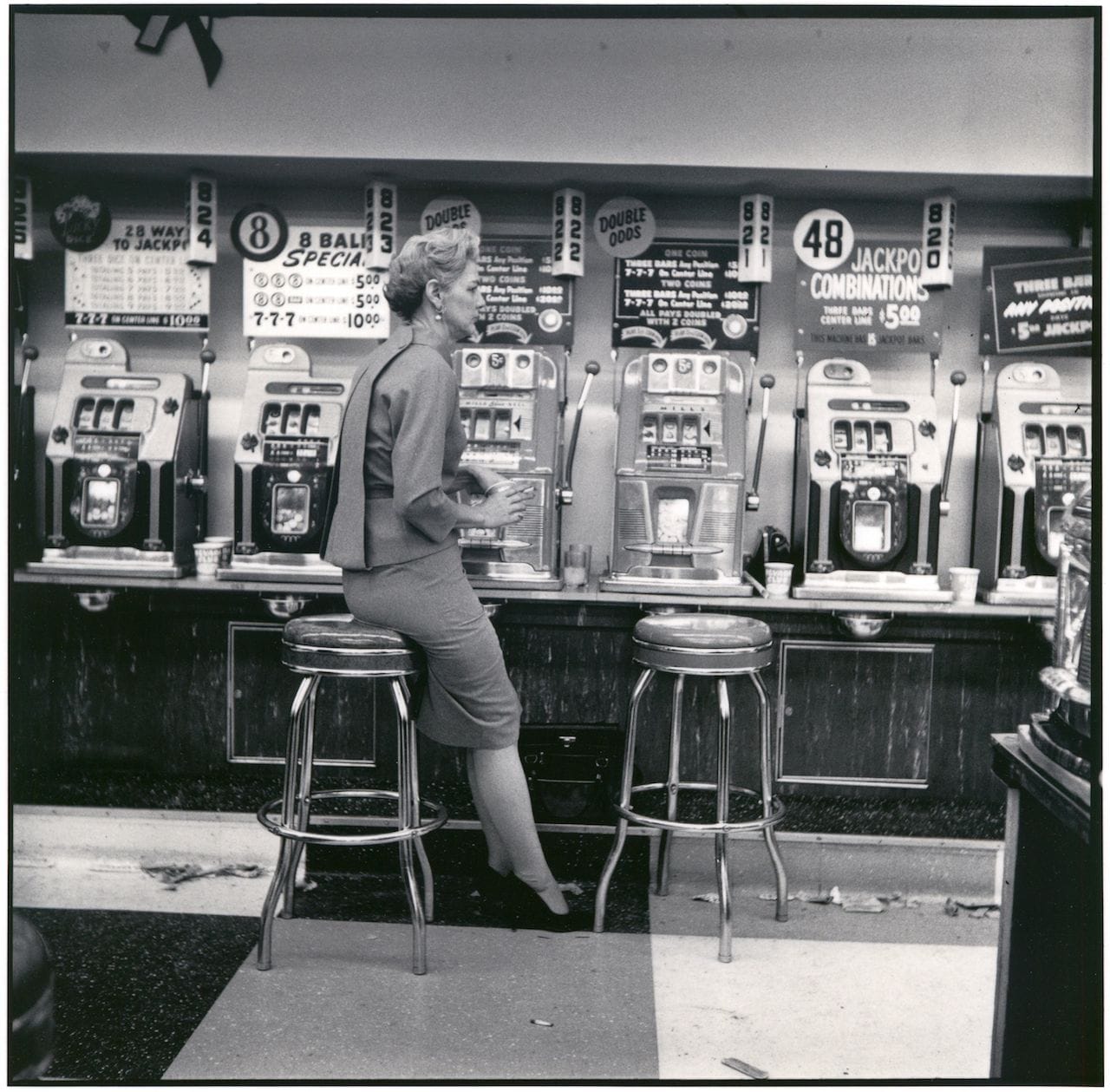 Monique Jacot, Las Vegas 1959, Silbergelatineabzug, © Monique Jacot / Fotostiftung Schweiz, Winterthur
