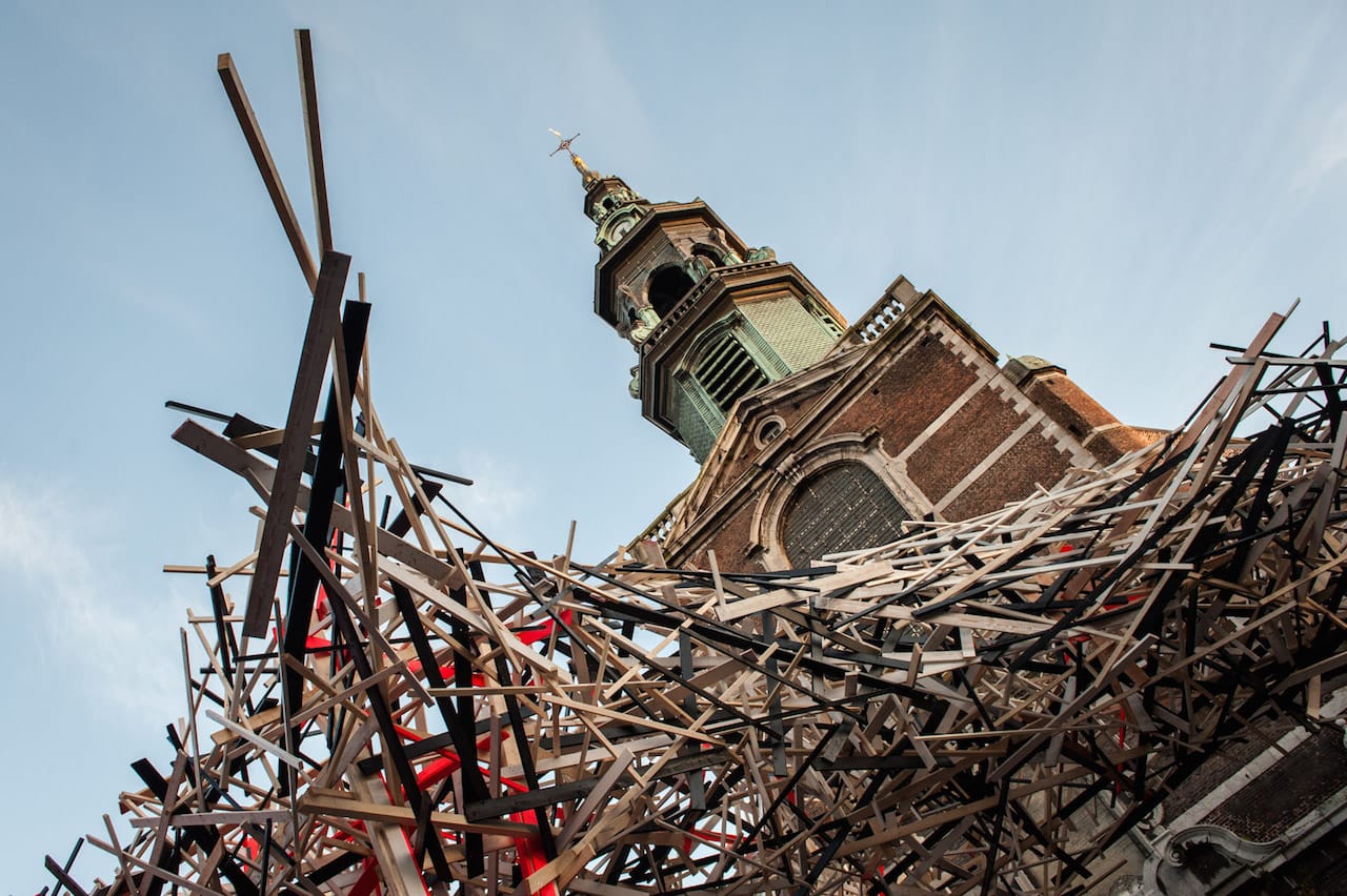 Detail of Arne Quinze's "The Passenger" (2014) (photo by /Flickr)