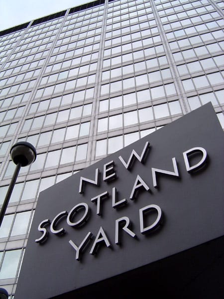 New Scotland Yard, current home of the Crime Museum (photograph by ChrisO, via Wikimedia)