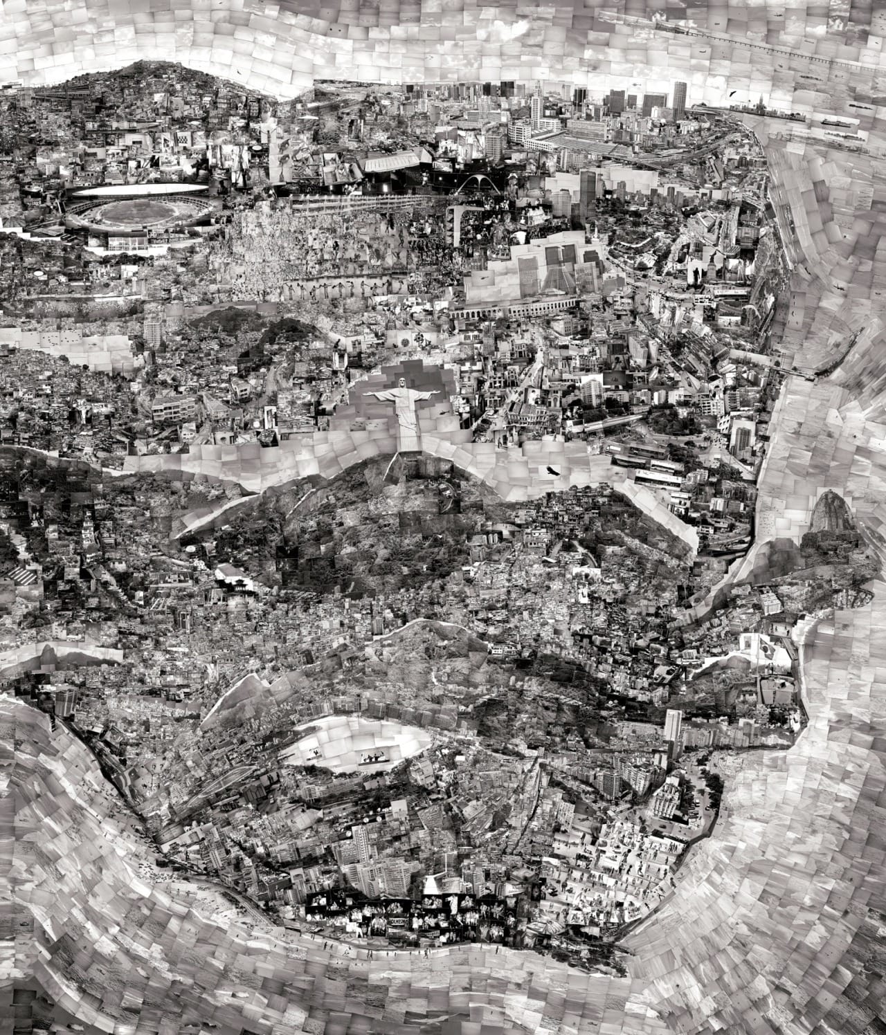 "Diorama Map Rio de Janeiro" (2011) by Sohei Nishino (Image courtesy of Michael Hoppen Gallery)