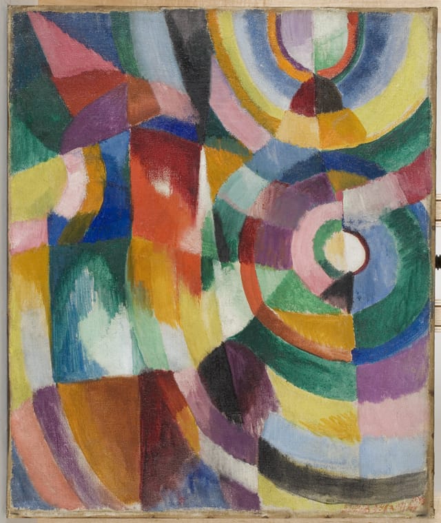 Sonia Delaunay, “Prismes électriques” (1913–1914)
