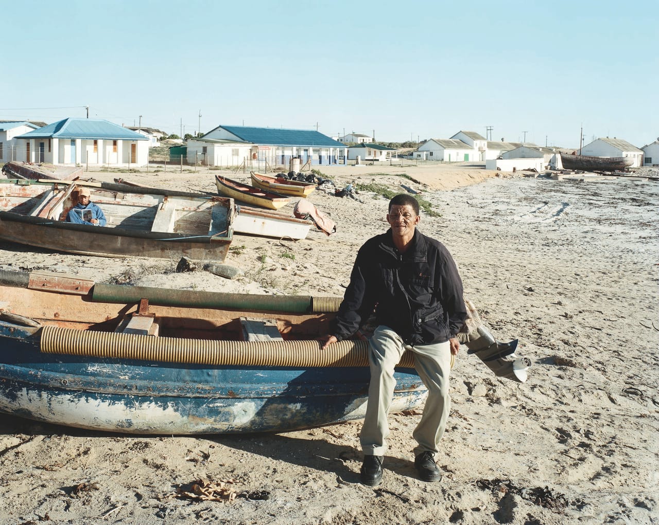 Piet Sochop, Municipal Councilor, Houdeklipbaai, Northern Cape, June 28, 2004 ((c) 2014 David Goldblatt)
