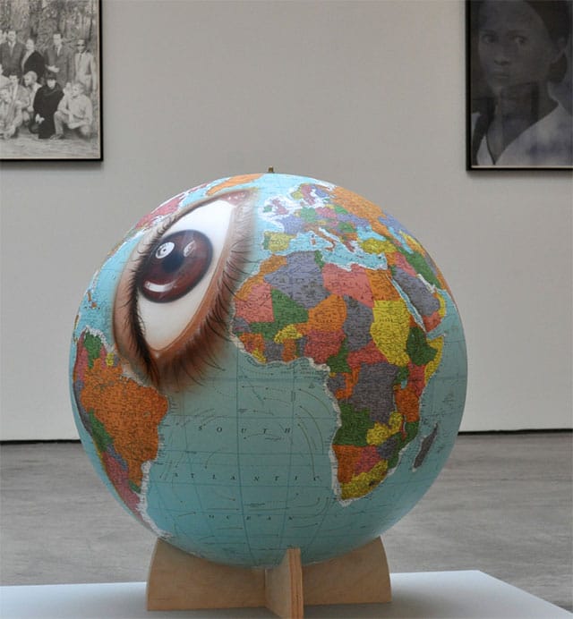 Sam Durant’s ” … the great game of hide and seek has succeeded …&nbsp;” (2014) (photo Hrag Vartanian for Hyperallergic)