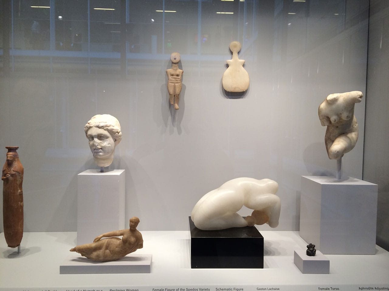 Artworks grouped by the theme of the female form