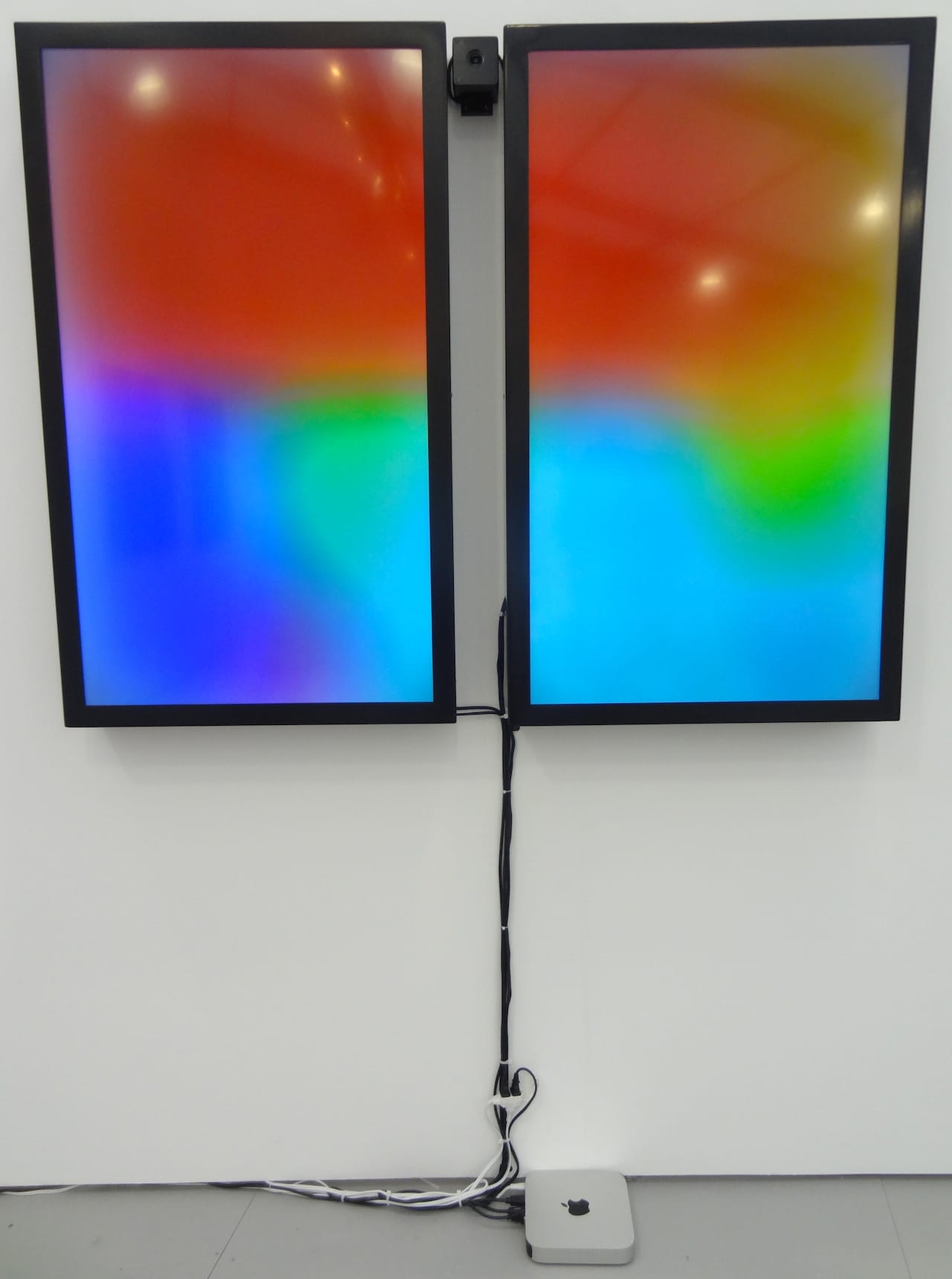 Work by Jonas Lund in the Steve Turner Contemporary booth