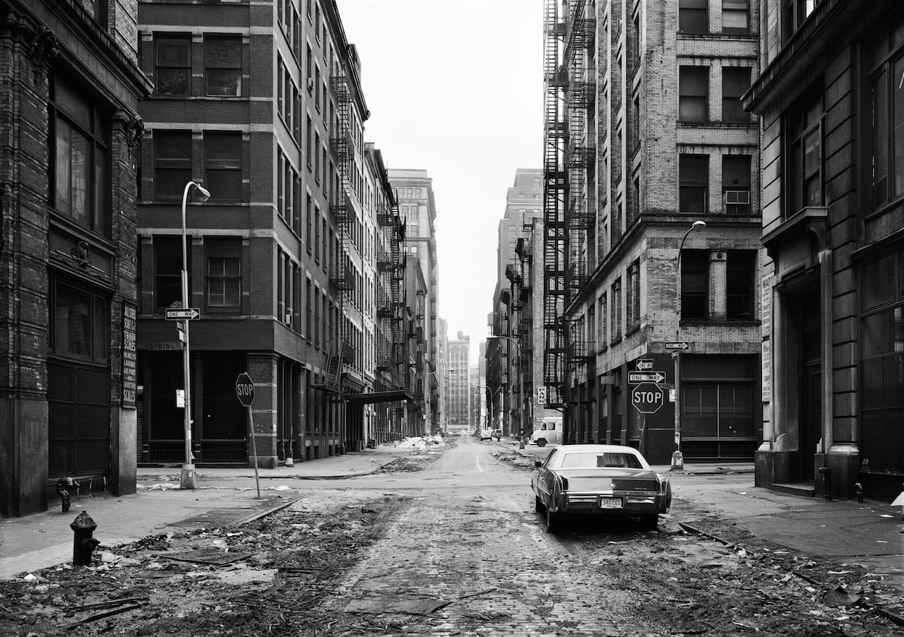 Thomas Struth (German, born 1954) Crosby Street, Soho, New York 1978 Gelatin silver print 29.5 x 40.6 cm (11 5/8 x 16 in.) Gift of Henry S. Hacker, 1982 The Metropolitan Museum of Art (1982.1053.1) © Thomas Strut