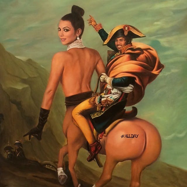 Kimye Nobilified for charity (via @nobilified/Instagram)