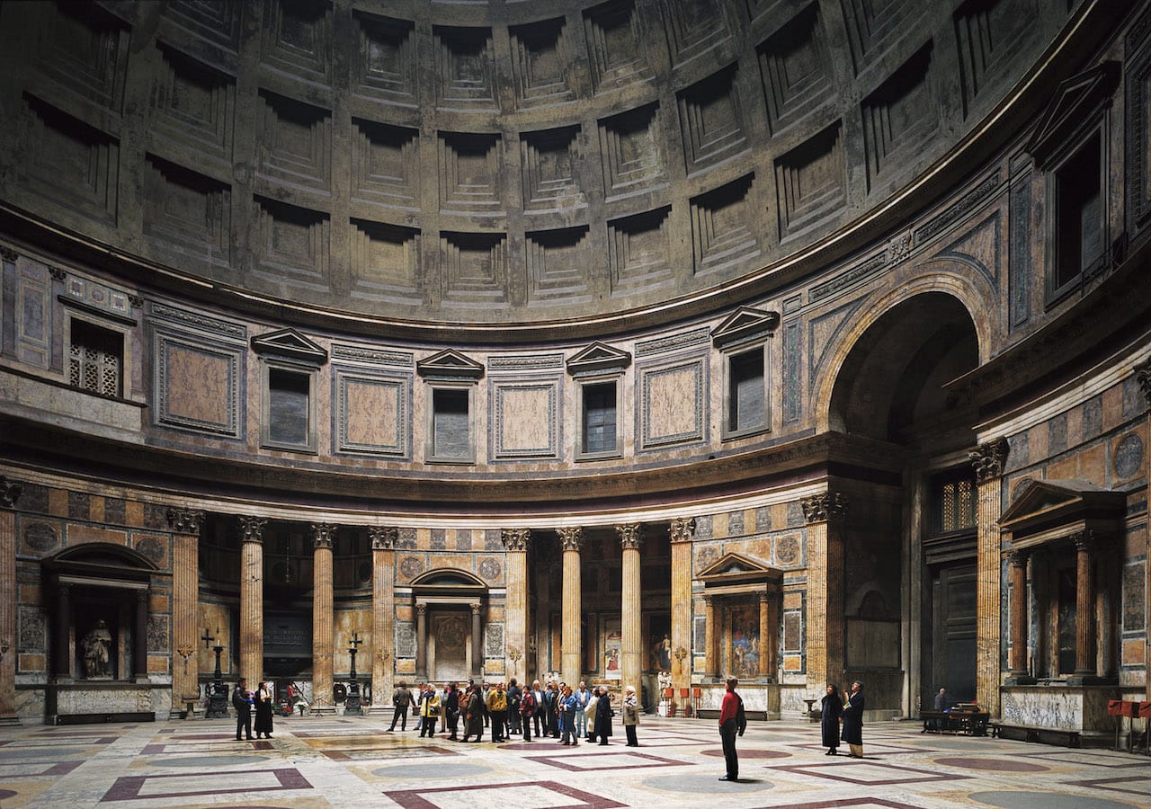 Thomas Struth (German, born 1954) Pantheon, Rome 1990 Chromogenic print 93 3/4 × 72 1/4 in. (238.1 × 183.5 cm) Private collection, New York © Thomas Struth