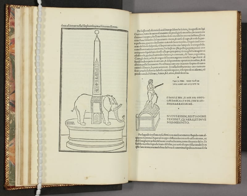 Hypnerotomachia Poliphili (1499) (courtesy Bodleian Libraries, University of Oxford)