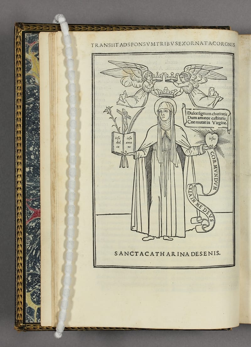 Catherine of Siena, 'Epistole' (1500) (courtesy Bodleian Libraries, University of Oxford)