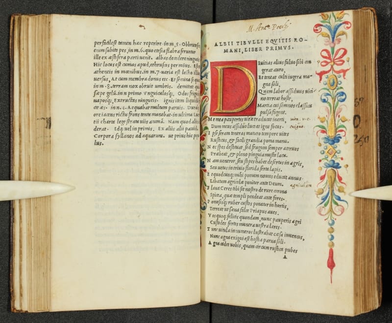 Catullus, Tibullus, Propertius (1502) (courtesy Bodleian Libraries, University of Oxford)