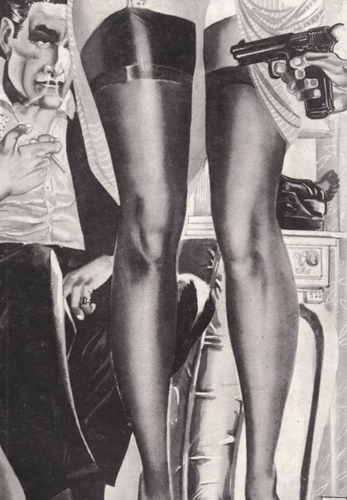 Eugene Bilbrew, detail of front cover of 'Come On Girl' (c. 1955) (click to enlarge)