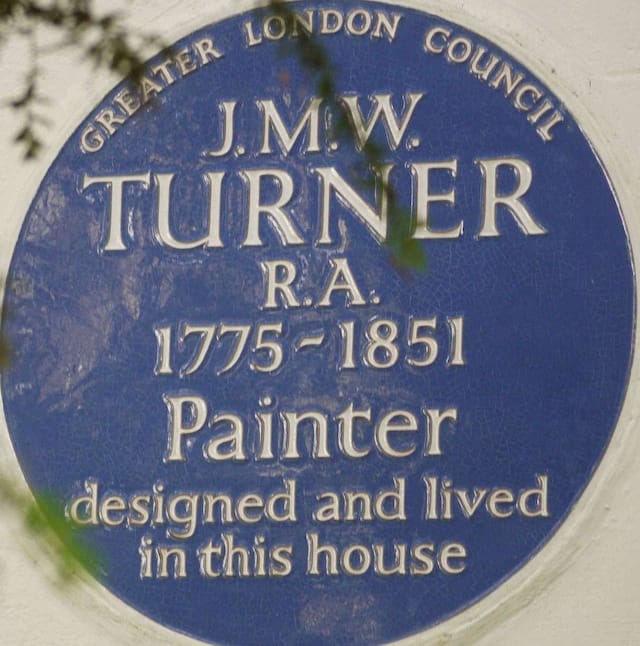 A blue plaque marks the home's historic status (Image courtesy of Turner House Trust) 