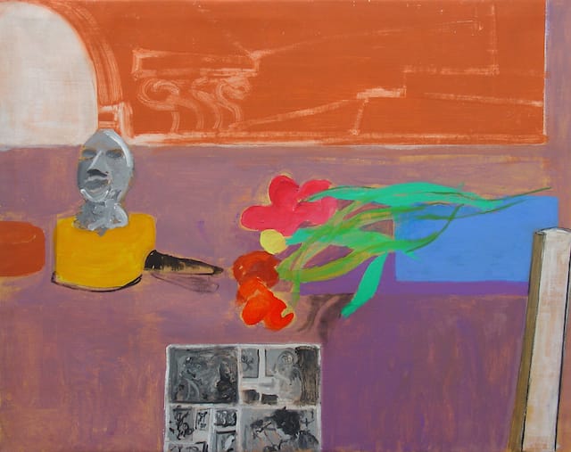 Cambridge with Tulips and View