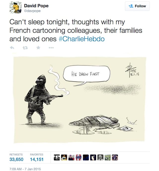 A comic by the Australian cartoonist David Pope (image via davpope/Twitter)