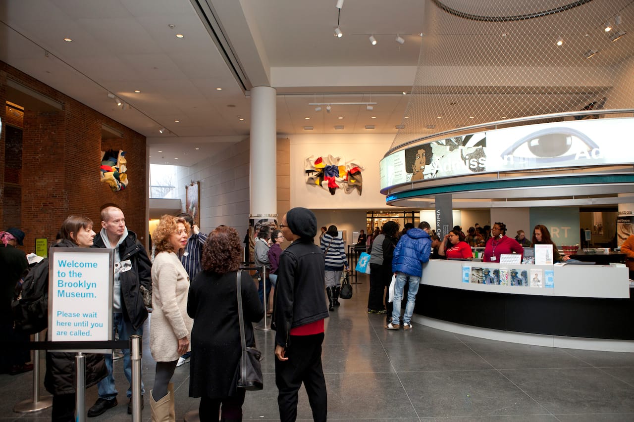 The lobby of the Brooklyn Museum (Brooklyn Museum photograph by JongHeon Martin Kim)