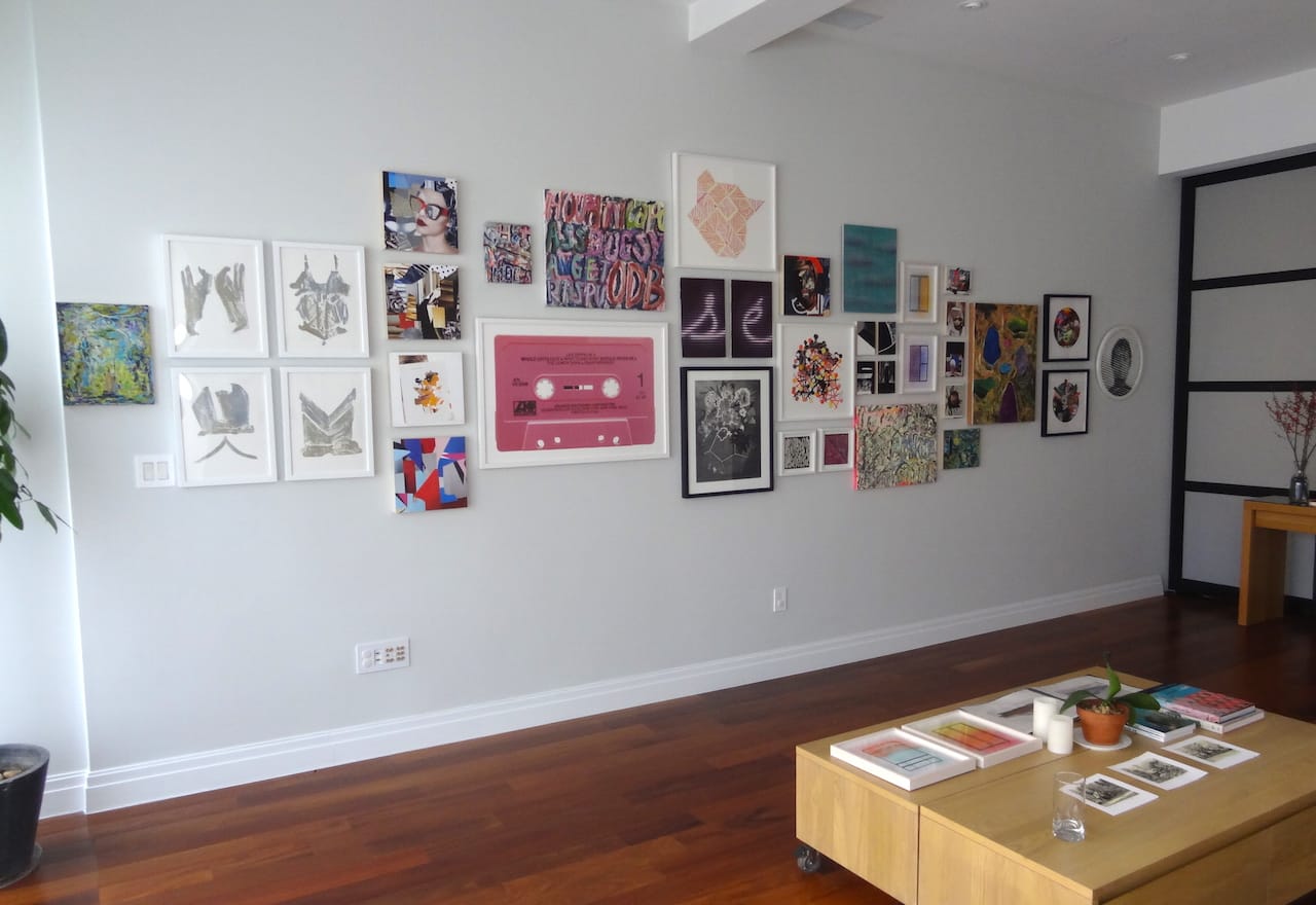 Installation view of "Contemporaries" at Ernest Newman Contemporary (all photos by the author for Hyperallergic)