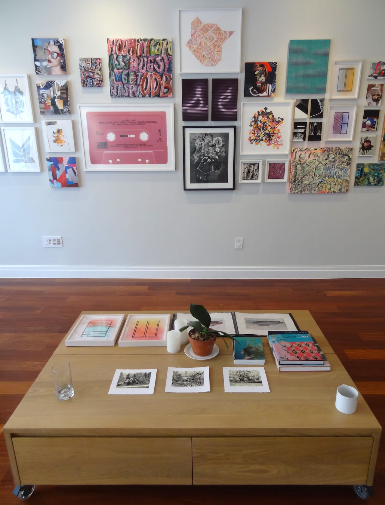 Installation view of "Contemporaries" at Ernest Newman Contemporary