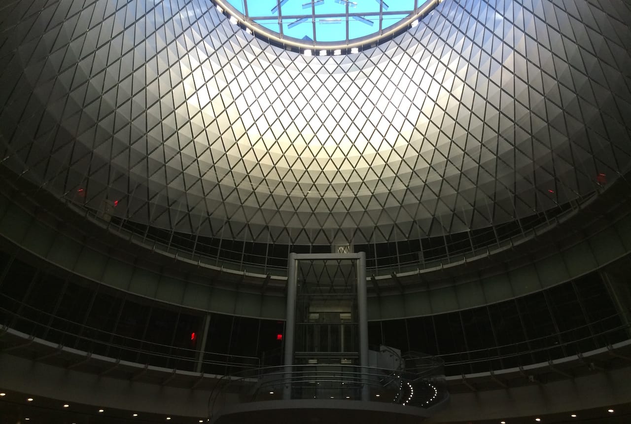 The Fulton Center's oculus