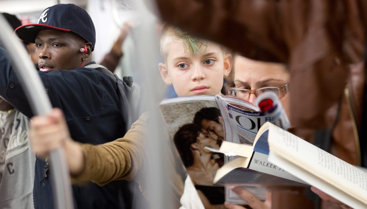 Reinier Gerritsen, "The Moviegoer" (2012), pigment print, 23 3/4 x 41 1/2", edition of 5