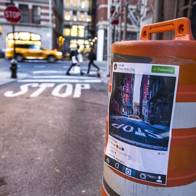 Photo by @tico.aa pasted at Jersey and Lafayette streets