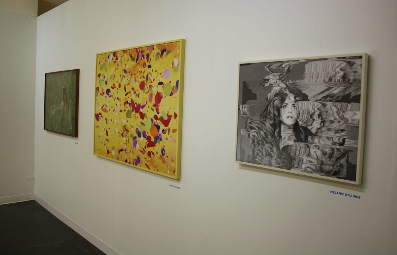 Work by Siri Kaur, Gina Osterloh, and Melanie Willhide from the "Women of Photography: Los Angeles" installation