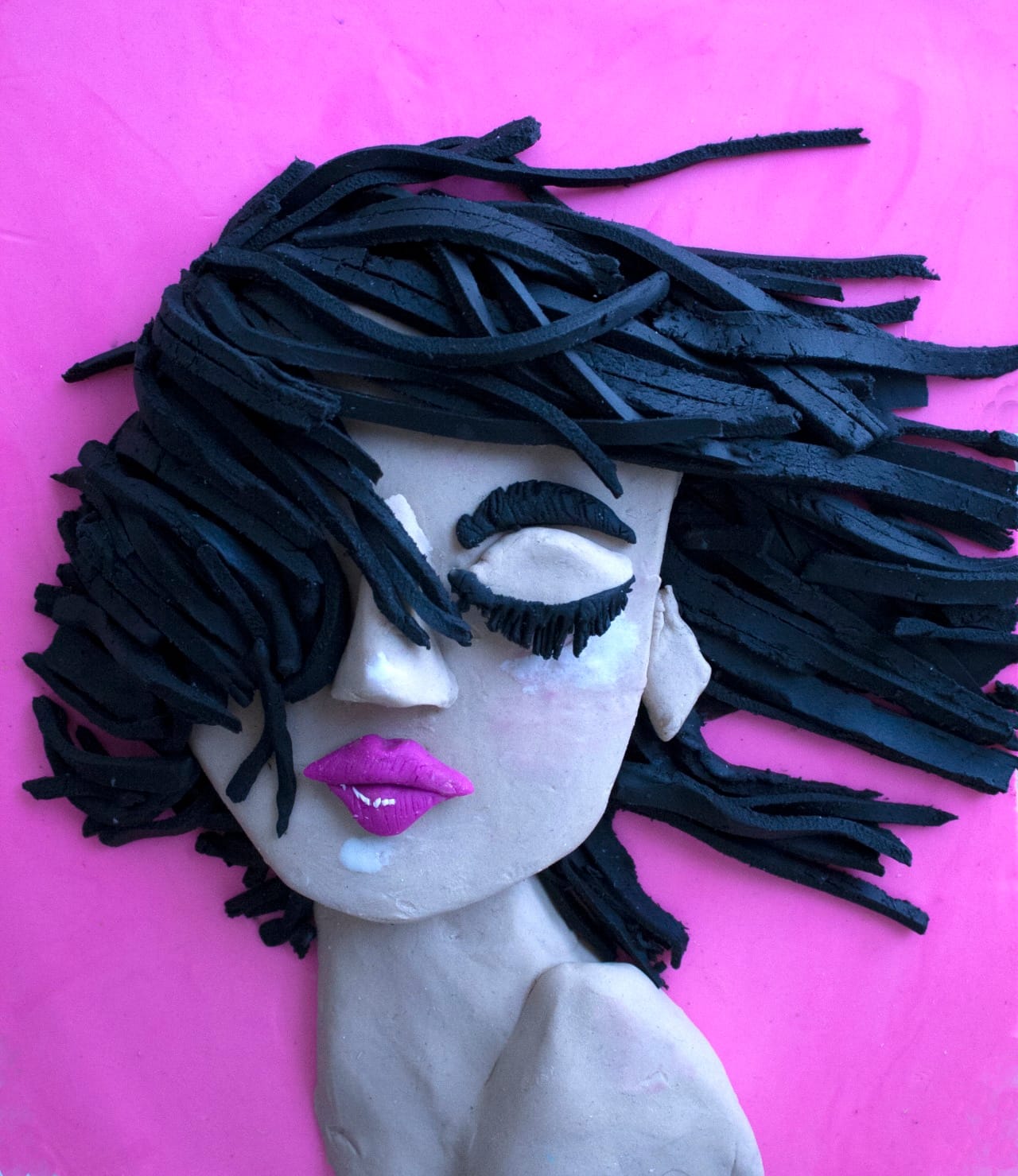 Eleanor Macnair, from 'Photographs Rendered in Play-Doh,' original photograph: from Akira Sato's 'Woman' (1971)