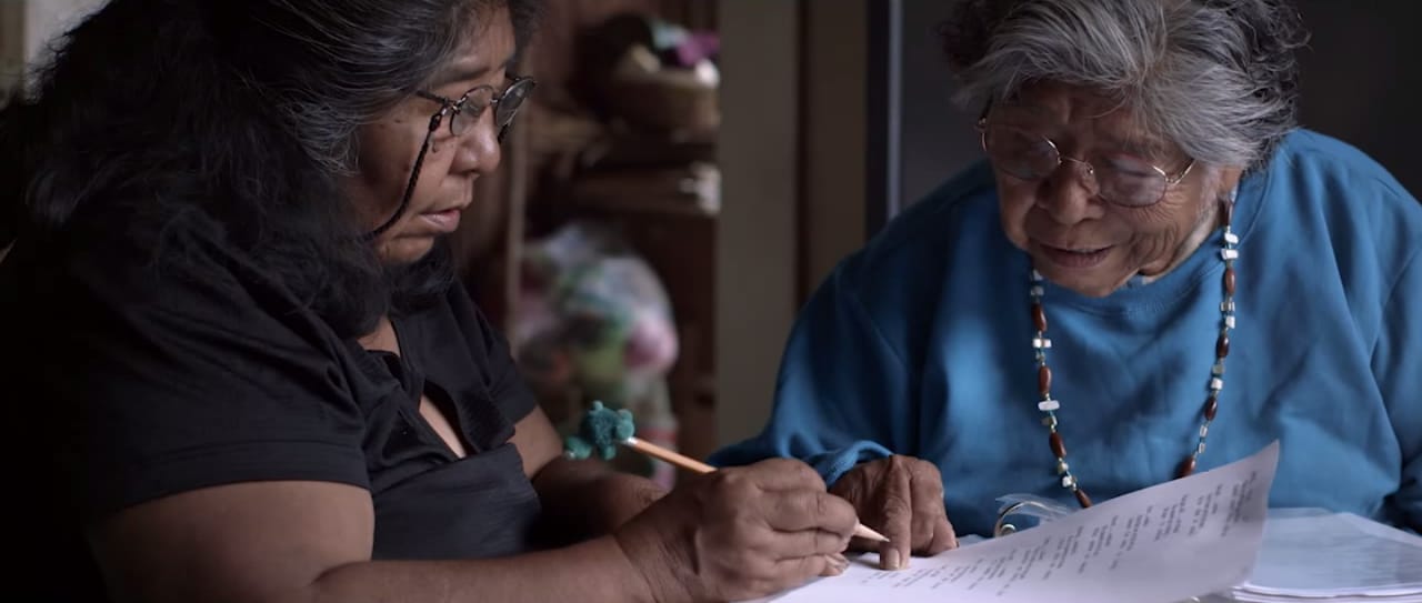 Still from "Marie's Dictionary" (screenshots by the author for Hyperallergic)