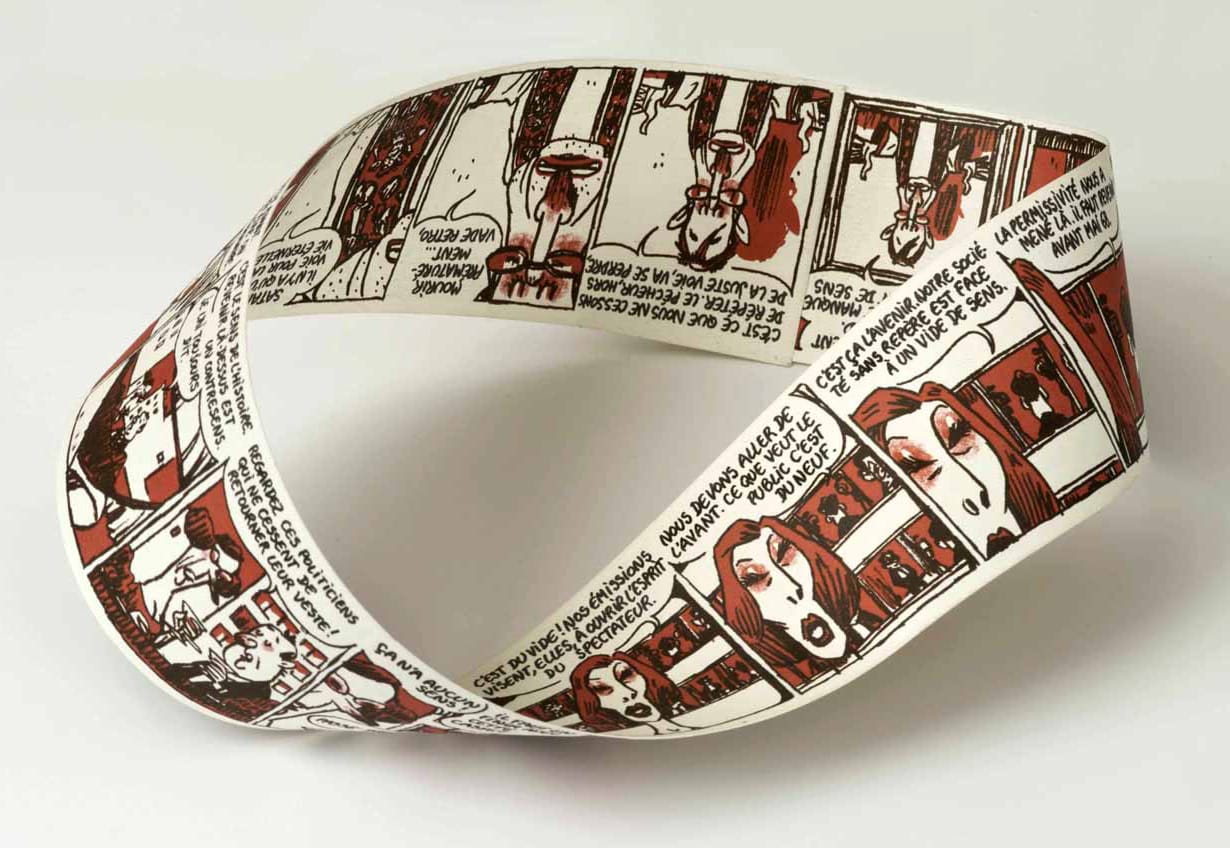 Moebius ring comics by Etienne Lécroart (© Etienne Lécroart)