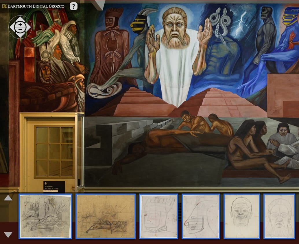 Dartmouth Digital Orozco (screenshot by the author for Hyperallergic) (click to enlarge)