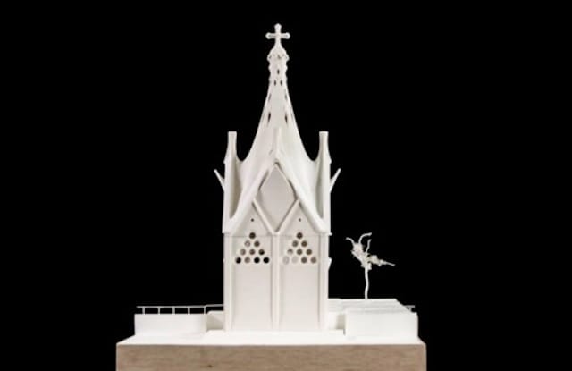 A model of Our Lady of Angels Chapel (Image courtesy of Corporación Gaudí de Triana)