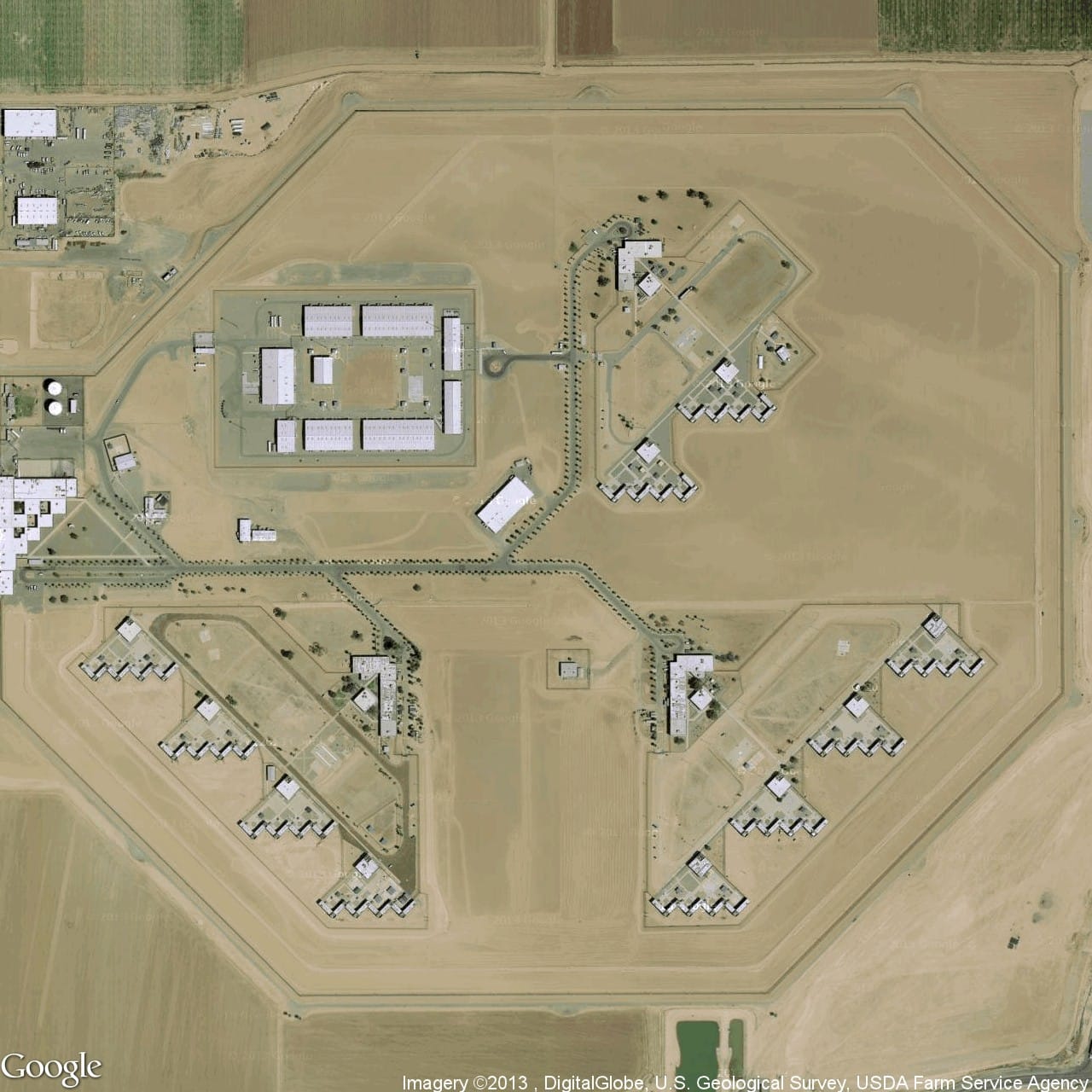 Josh Begley, "Facility 183," from the series 'Prison Map'