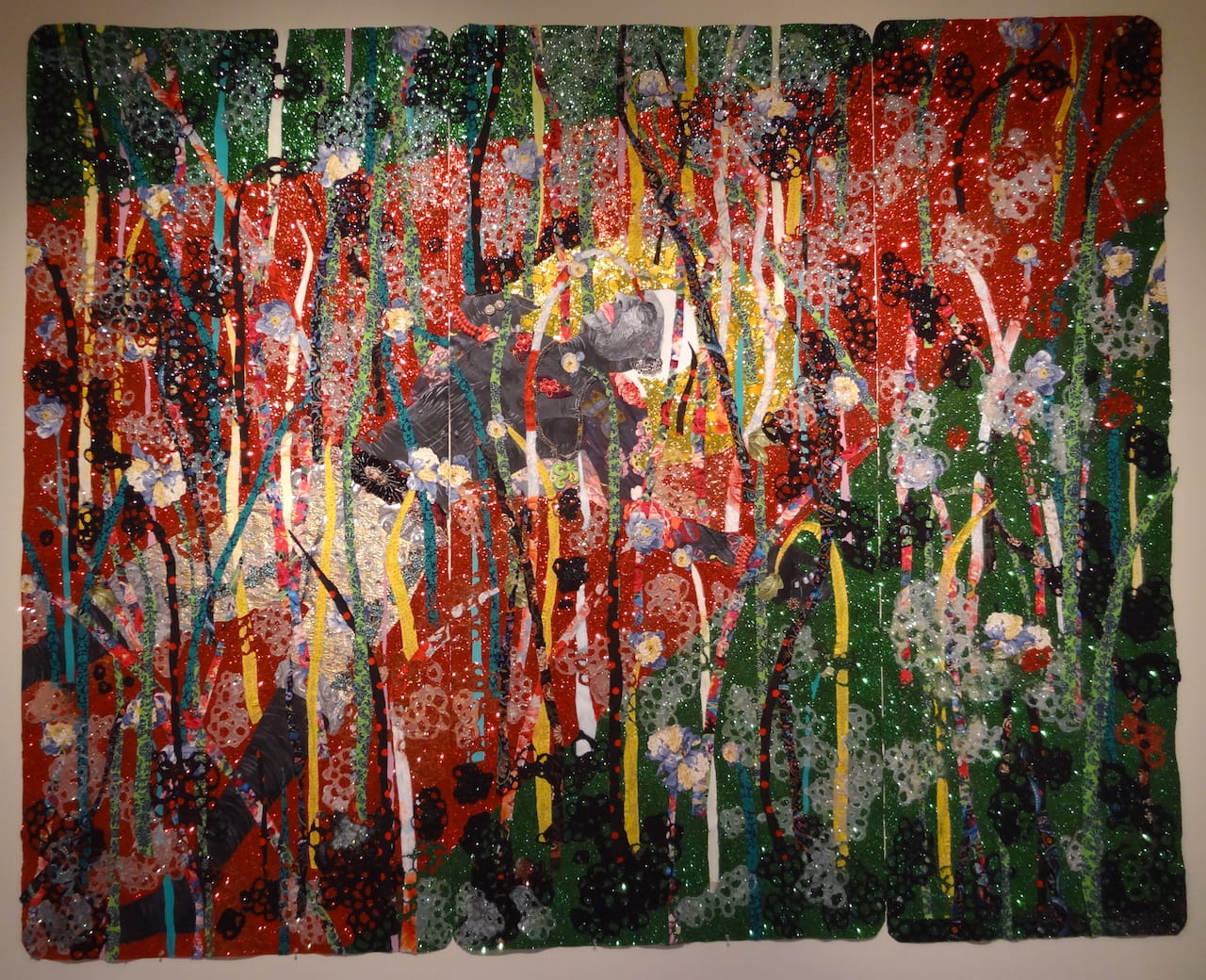 Ebony G. Patterson, "... shortly after 8 — beyond the bladez" (2014)