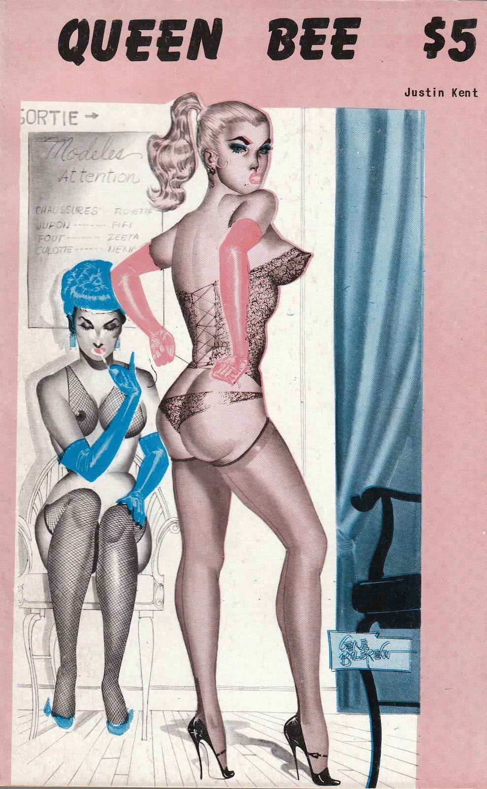 Eugene Bilbrew, cover of 'Queen Bee' by Justin Kent (c. 1958)