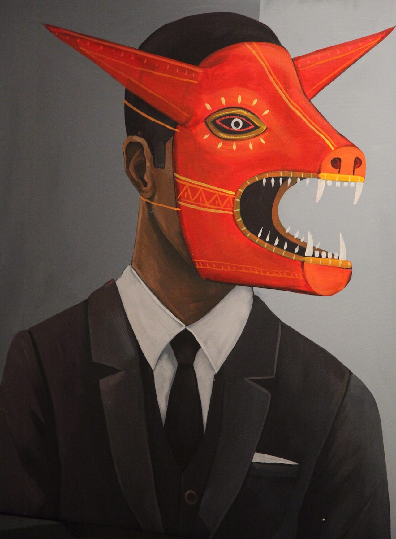 Saner, "The Political Swindler 2" (2014) (detail)
