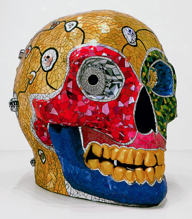 Niki de Saint Phalle, "Skull (Meditation Room)" (1990) (© 2014 Niki Charitable Art Foundation, all rights reserved; photo by Michael Herling)