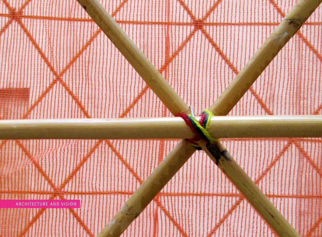 Detail of a Warka Water tower (image courtesy of Architecture and Vision) 