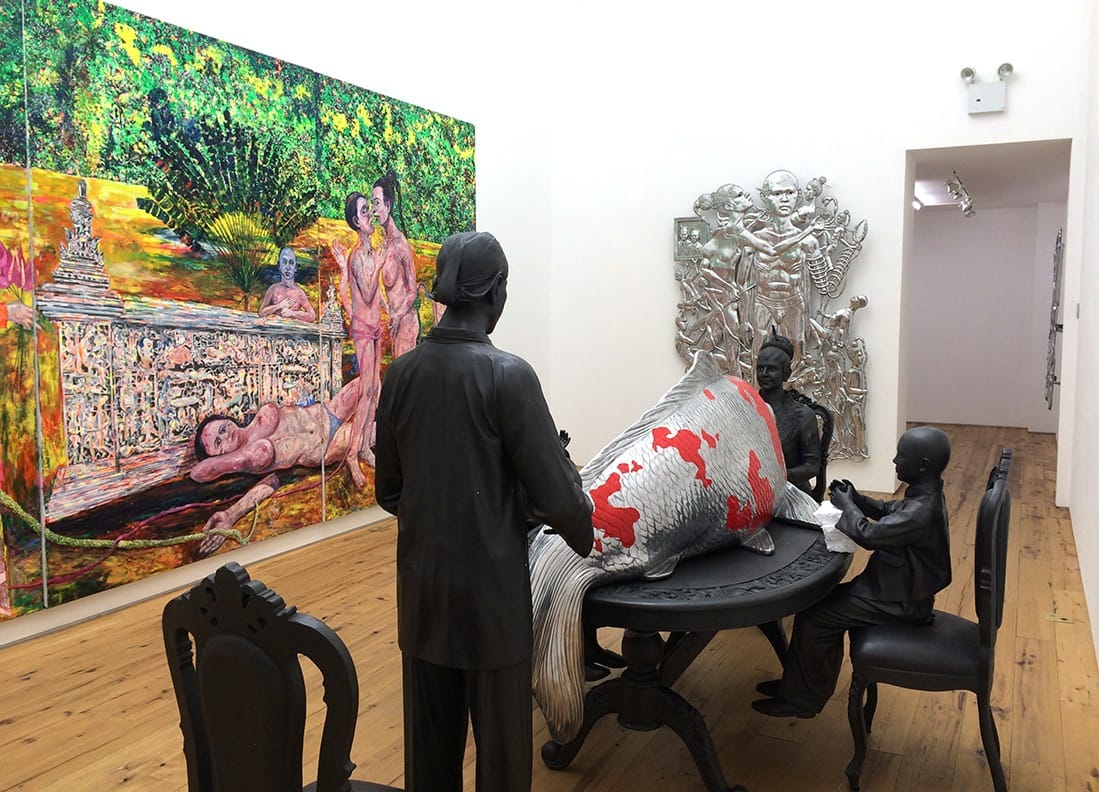 Installation view, 'Entang Wiharso' at Marc Straus (all images courtesy Marc Straus)