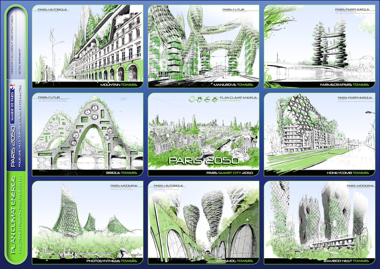 Conceptual Sketches © VINCENT CALLEBAUT ARCHITECTURES