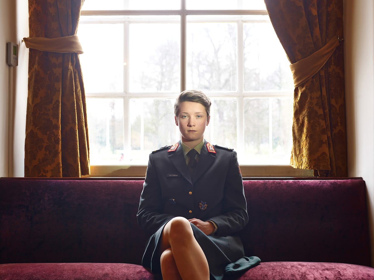 Third Prize Portraits Category, Stories Paolo Verzone, Italy, Agence Vu Breda, The Netherlands Cadet in the Koninklijke Militaire Academie Story: Portraits of cadets from the most important military academies of Europe.
